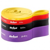 Rebel LEC-RBA-3000-S4 Set 4 benzi elastice latex power band 4-32kg rebelactiv